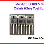 MOSFET K4108 Toshiba Chính Hãng, Transistor Công Suất N Channel 500V 20A, TO3P Chịu Tải Cao, Linh Kiện Sửa Máy Hàn Inverter, Nguồn Xung Switching Regulator, Thay Thế MOSFET Công Suất, Độ Rò Thấp, Tản Nhiệt Hiệu Quả