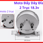 Motor Đẩy Dây Đĩa 2 Trục 18.3V, Linh Kiện Máy Hàn MIG CO2 Hỗ Trợ Cấp Dây Ổn Định, Giảm Kẹt Dây Và Tăng Độ Bền Hệ Đầu Cấp Dây Trong Gia Công Kim Loại, kho linh kiện máy hàn.