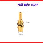 Nối Béc 15AK, Khớp Nối Súng Hàn MIG Dùng Cho Máy Hàn CO2 Công Suất Vừa, Hỗ Trợ Dẫn Điện Ổn Định, Phù Hợp Xưởng Cơ Khí, Gia Công Inox, Cửa Sắt Và Sửa Chữa Máy Hàn MIG Dân Dụng, kho Linh Kiện Máy Hàn.