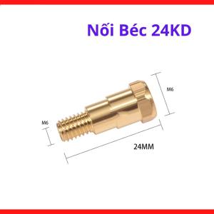 Nối Béc 24KD, Phụ Kiện Hàn MIG CO2 Chuyên Dụng Cho Súng Hàn Binzel 24KD, Giảm Tiếp Xúc Điện Kém, Hạn Chế Cháy Ren Và Hỗ Trợ Hàn Kim Loại Dày Trong Môi Trường Làm Việc Liên Tục, Kho Linh Kiện máy hàn.