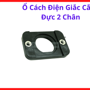 Cọc bảo vệ cách điện giắc đực 2 chân, thiết bị phụ trợ cơ điện giúp lắp đặt an toàn tiện lợi, cấu trúc ngàm ôm chặt chẽ ngăn chặn triệt để hiện tượng chập cháy, nâng cao chất lượng mối nối thiết bị, linh kiện máy hàn.