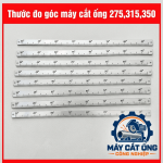 Thước đo góc cho máy cắt ống 275 300 315 325, phụ kiện máy cưa tròn dùng xác định góc, căn đường cắt và kiểm tra chiều dài phôi, hỗ trợ thợ cơ khí thao tác đo đạc thuận tiện trước khi gia công ống và vật liệu kim loại