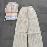 Quần kẻ ống rộng nữ vải đũi nilen nhẹ mát, thoáng khí mùa hè, phong cách Hàn Quốc, dễ phối áo thun, sơ mi, mang lại sự thoải mái và thời trang cho mọi cô gái hiện đại