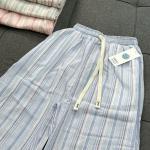 Quần kẻ ống rộng nữ vải đũi nilen nhẹ mát, thoáng khí mùa hè, phong cách Hàn Quốc, dễ phối áo thun, sơ mi, mang lại sự thoải mái và thời trang cho mọi cô gái hiện đại