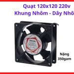 Quạt hướng trục 120mm 220V chính hãng giá tốt, quạt 120x120 220V khung nhôm dây nhôm chuyên dụng, thiết bị cơ điện chịu lực tốt, thao tác lắp đặt nhanh gọn, đảm bảo kết nối vững chắc khi chạy