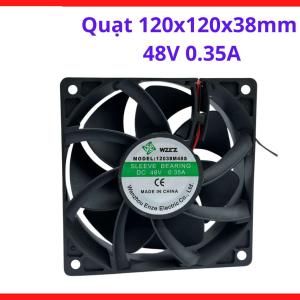 Quạt nguồn server 48V 0.35A chuẩn công nghiệp, quạt 120x120x38mm 48V 0.35A hiệu suất cao, phụ kiện kỹ thuật chống mài mòn, tương thích hoàn hảo với phần lớn các mạch điện tử công suất lớn trên thị trường