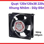 Quạt làm mát tủ điện 120x120x38mm 220V vận hành ổn định bền bỉ, giải pháp chống quá nhiệt hiệu quả cho máy cắt plasma và nguồn công nghiệp