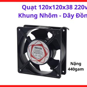 Quạt làm mát tủ điện 120x120x38mm 220V vận hành ổn định bền bỉ, giải pháp chống quá nhiệt hiệu quả cho máy cắt plasma và nguồn công nghiệp