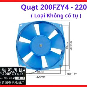 Quạt hút 220V mã 200FZY4 chính hãng chất lượng cao, lưu lượng khí lớn chuyên dùng cho phòng máy kỹ thuật và tủ điện tự động hóa nhà máy