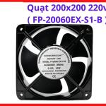 Động cơ quạt làm mát tủ máy FP-20060EX-S1-B độ bền vượt trội, tăng tuổi thọ linh kiện điện tử và các bảng mạch điều khiển công suất lớn