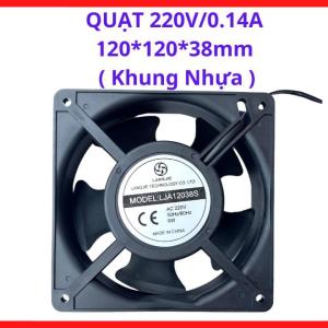 Quạt hướng trục lớn 220v cho kỹ sư cơ điện, quạt 220V 0.14A 120x120x38mm khung nhựa cao cấp, phụ kiện chịu nhiệt và chống mài mòn tốt, giải pháp lắp đặt tin cậy cho mọi hệ thống điện tử quy mô hiện nay