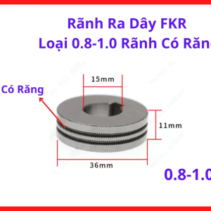 Rãnh Kéo Dây Máy Hàn MIG FKR 0.8 -1.0, Có Răng, Linh Kiện Máy Hàn Inverter Dùng Cho Dây Hàn CO2 Trong Gia Công Cơ Khí Và Hàn Dân Dụng, kho linh kiện máy hàn.