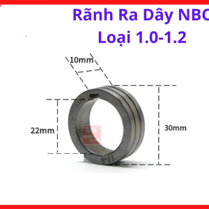 Con Lăn Ra Dây NBC Loại 1.0-1.2 Kích Thước 30mm, Phụ Kiện Máy Hàn MIG Dùng Cho Dây Hàn 1.0mm Và 1.2mm Trong Gia Công Cơ Khí, Kho Linh Kiện Máy hàn.