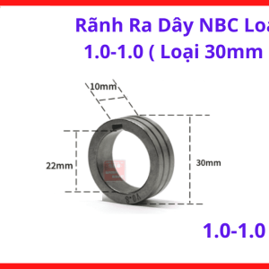 Rãnh Ra Dây Hàn NBC 30mm, Bánh Đẩy Dây Máy MIG Hỗ Trợ Kéo Dây Hàn 1.2mm Ổn Định Cho Máy Hàn CO2 Dân Dụng Và Công Nghiệp Nhẹ, kho linh kiện máy hàn.