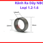 Rãnh Ra Dây NBC Loại 1.2-1.6 Loại 30mm, Con Lăn Kéo Dây Máy Hàn MIG CO2, Phụ Kiện Máy Hàn Giúp Cấp Dây Ổn Định Và Giảm Giật Dây Khi Hàn Công Suất Cao