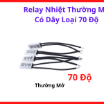 Relay Nhiệt Có Dây 70 Độ, Cảm Biến Nhiệt NO Tự Động Đóng Mạch, Linh Kiện Điều Khiển Quạt Làm Mát, Tủ Điện Và Thiết Bị Điện Tử, linh kiện máy hàn.