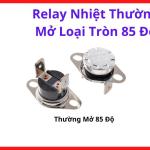Công Tắc Nhiệt KSD301 85°C NO, Relay Nhiệt Loại Tròn Chịu Tải 10A 250V, Dùng Cho Máy Hàn Inverter Và Thiết Bị Gia Nhiệt, linh kiện máy hàn.