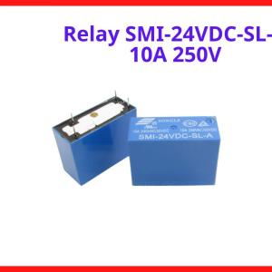 Relay Songle SMI24VDCSLA 10A 250V, Relay PCB Công Suất Cho Máy Hàn, Điều Hòa, Máy Giặt Và Hệ Thống Điều Khiển Tự Động, linh kiện máy hàn.