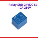 Relay SRD24VDCSLA 10A 250VAC, Relay 24VDC 5 Chân Gắn PCB, Dùng Trong Máy Giặt, Điều Hòa, Lò Vi Sóng, Nguồn Xung Và Thiết Bị Gia Dụng