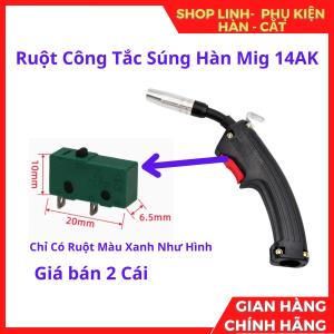 Ruột Công Tắc Súng Hàn MIG 14AK, Bộ 2 Cái Cho Súng Hàn MIG Mini 1Kg, Phụ Kiện Sửa Súng Hàn MIG, Khắc Phục Lỗi Bóp Cò Không Ra Dây, Dễ Thay Thế, Phù Hợp Thợ Cơ Khí Và Người Dùng DIY