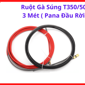 Ruột Gà Hàn MIG T350 T500 Pana Đầu Rời Dài 3 Mét, Phụ Kiện Máy Hàn MIG Giúp Cấp Dây Hàn Mượt Hơn, Hạn Chế Tắc Dây, Dễ Thay Thế, Phù Hợp Súng Hàn MIG 350A 500A Dùng Trong Cơ Khí Và Hàn Kết Cấu, Kho Linh Kiện Máy Hàn.