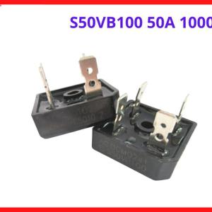 Diode Cầu S50VB100 50A 1000V, Linh Kiện Chỉnh Lưu Toàn Sóng Cho Máy Hàn, Bộ Nguồn Công Nghiệp, Thiết Bị Tự Động Hóa Và Ứng Dụng Điện Tử Công Suất, linh kiện máy hàn.