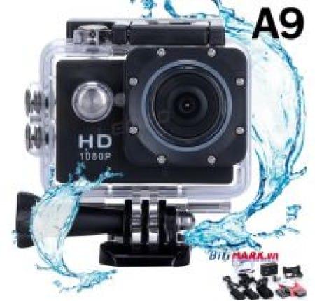 Camera Hành Trình Full HD A9 – Sport Cam 1080p Gắn Xe Máy, Mũ, Góc Rộng 140°, LCD 1,5″, Thiết Kế Nhựa ABS, Pin Li-ion, Chống Nước, Ghi Hình Hành Trình An Toàn & Phượt Bằng Chứng Thực
