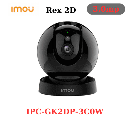 THEO DÕI THÔNG MINH với Imou Rex 2D 3MP IPC-GK2DP-3C0W, Phát hiện con người, Tua điểm & tracking tự động, 3MP rõ nét, H.265 tiết kiệm 50%, Báo động còi, Bảo mật riêng tư vật lý