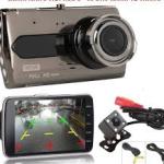 VietMap X008 Camera hành trình ô tô, màn hình 4 inch, ghi hình trước sau 1080P, góc siêu rộng 170°, có cảm biến G, phát hiện va chạm, hỗ trợ đỗ xe an toàn 24h, ghi vòng lặp tự động