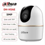Camera Wifi Dahua 5.0MP Chính Hãng, Hồng Ngoại Ban Đêm, Phát Hiện Con Người, Âm Thanh Hai Chiều, Hỗ Trợ Thẻ Nhớ 256GB, Góc Quay Rộng 355°, Hình Ảnh Full HD Rõ Nét