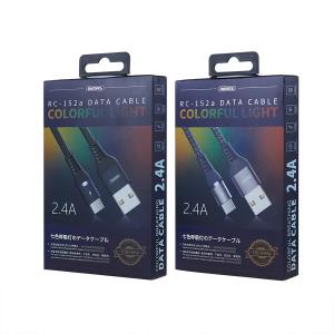 Cáp Sạc Remax RC-152A Type-C 1M – Dây Sạc Nhanh Siêu Bền, Chống Rối, Truyền Dữ Liệu 480Mbps, Phù Hợp Điện Thoại Android, Samsung, Oppo, Xiaomi, Huawei, Lõi Đồng Nguyên Chất