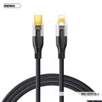 Cáp sạc Remax RC-C171, sạc nhanh Type-C ra Lightning 1m, dây bện nylon siêu bền chống rối, truyền dữ liệu ổn định