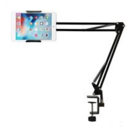 Giá đỡ kẹp đầu giường dành cho điện thoại & iPad – kẹp chắc chắn, xoay linh hoạt