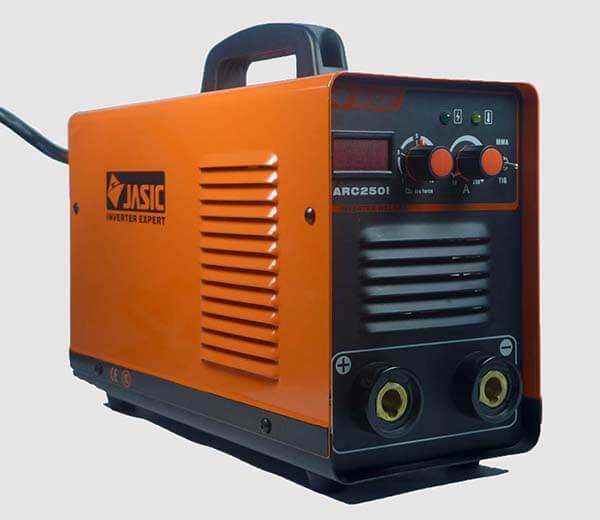 Máy hàn que Jasic ARC 250i 220V, hỗ trợ hàn que 5.0 mm, công nghệ Arc-Force, vận hành ổn định, dùng cho xưởng & công trình