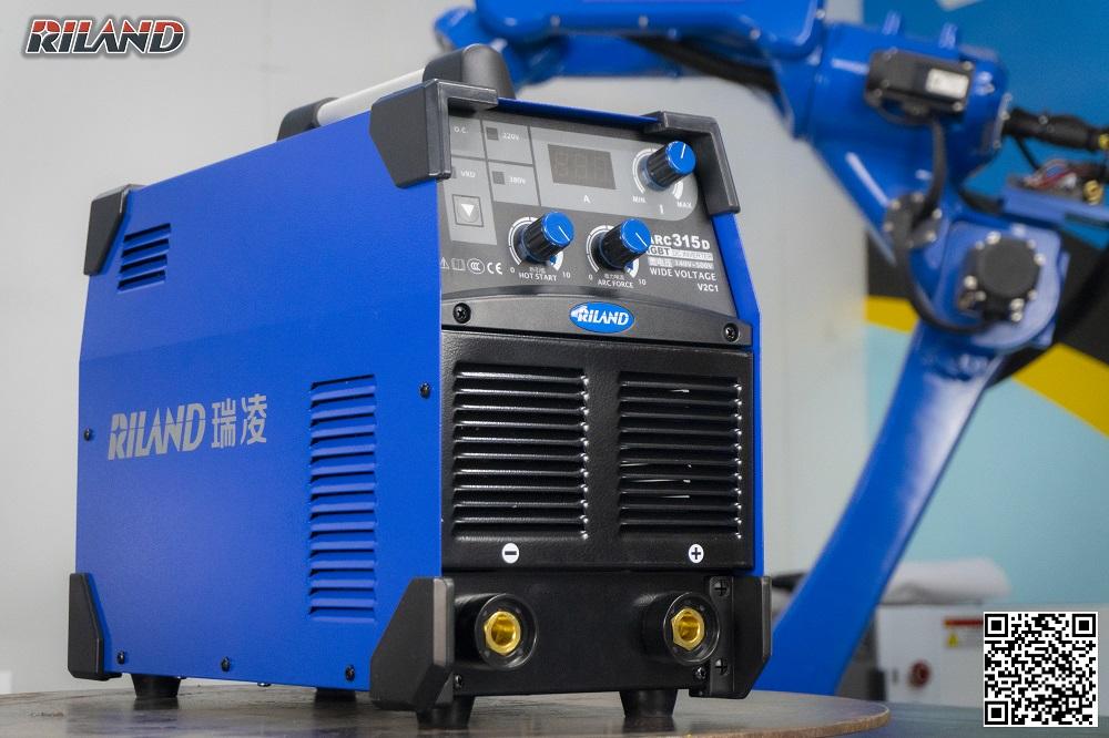 Máy hàn Riland ARC 315D, hiệu suất 85%, hồ quang sáng mịn, giảm thiểu bắn tóe, mang lại mối hàn chuyên nghiệp cho cơ khí và công trình