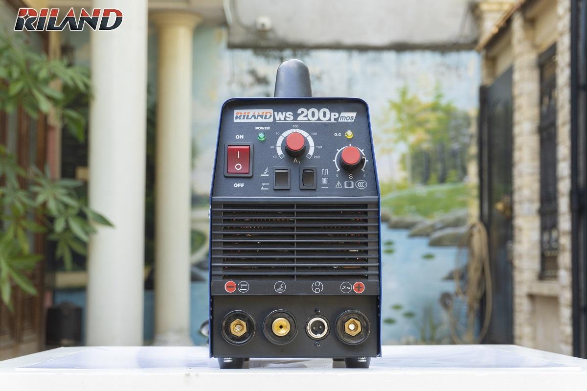Máy hàn TIG Riland WS 200P inverter Pulse, dòng 10-200A, chế độ TIG + Pulse + MMA, trễ khí linh hoạt, hỗ trợ điều khiển từ xa, thiết kế nhỏ gọn & bền, mối hàn đẹp & ổn định
