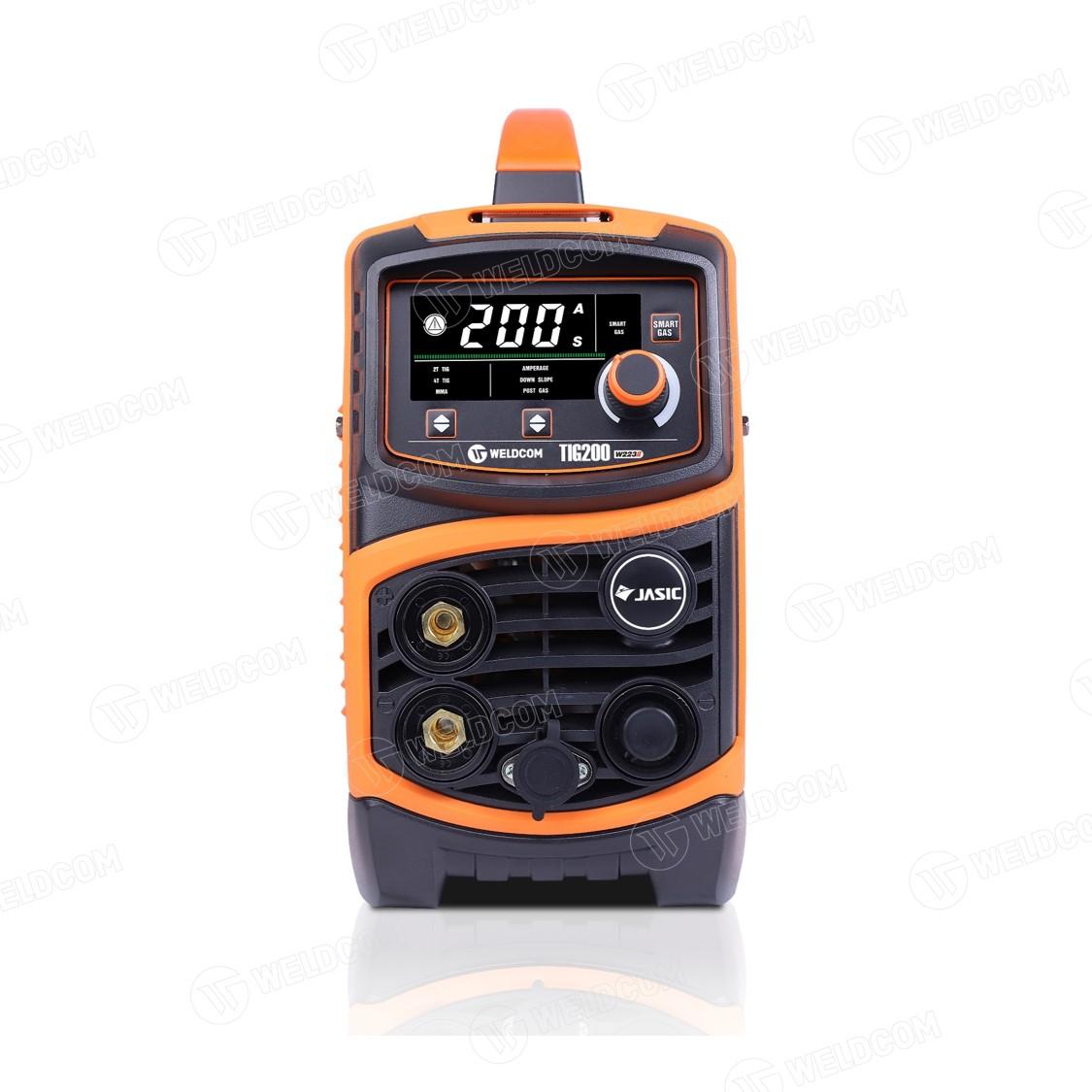 Máy hàn TIG200 W223 II JET20 Jasic, công nghệ inverter IGBT, chế độ TIG & MMA 2T/4T, Dash-ARC giúp mồi hồ quang nhanh, tiết kiệm khí thông minh, mối hàn ổn định ít bắn tóe, phù hợp xưởng cơ khí & nội thất kim loại