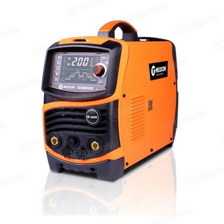 Máy hàn TIG200PACDC E201 II JET20 Jasic, công nghệ IGBT, mối hàn xung AC/DC, màn hình LCD, Dash-ARC giúp mồi hồ quang nhanh, chế độ tự điều chỉnh khí, phù hợp môi trường công nghiệp và gia công inox