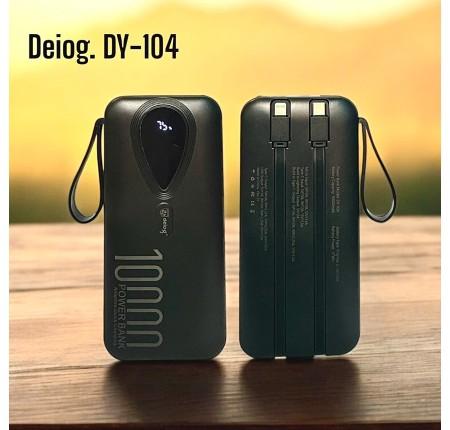 SIÊU DUNG LƯỢNG, NHANH CHÓNG Pin Dự Phòng 10000mAh DEIOG DY-102 , Sạc nhanh, gọn nhẹ, an toàn, tương thích iPhone, Samsung, Android, tablet.