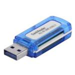 Reader Doc All One 2.0 trong suốt – card reader + hub USB-C đa năng
