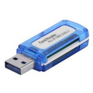 Reader Doc All One 2.0 trong suốt – card reader + hub USB-C đa năng