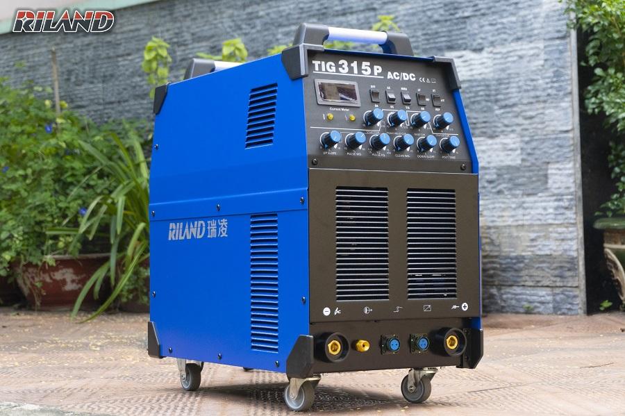 Riland TIG 315PAC DC máy hàn đa năng AC/DC + xung + que, hàn phôi 1-8 mm, điều chỉnh tần số xung & độ rộng xung, mối hàn đồng đều, hoạt động ổn định dưới tải, phù hợp nhà máy inox & nhôm