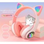Tai nghe Bluetooth VZV 28M, Âm thanh nổi Hi-Fi, LED RGB đổi màu, pin bền 20 giờ, mic đàm thoại rõ, thiết kế chụp tai chống ồn, phù hợp học tập làm việc giải trí
