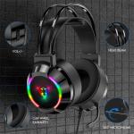 Tai Nghe G608 Hoco, Thiết Kế RGB Cá Tính, Micro Chống Nhiễu, Âm Thanh Vòm 7.1, Chơi Game, Làm Việc, Livestream
