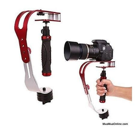 Tay cầm kẹp chống rung – grip quay phim cho điện thoại/máy ảnh, hạn chế rung lắc