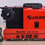 Máy Hàn MIG Sasuke 200 PRO Inverter 3 Chức Năng 220V, Hàn MIG Có Khí Flux Core Que Liên Tục Ổn Định, Mối Hàn Sâu Bền Đẹp Trên Sắt Inox Tôn, Hot Start Khởi Động Nhanh Chống Dính, Tiết Kiệm Điện Hiệu Suất 85%, Nhẹ 8kg Kích Thước Gọn Dễ Mang Công Trình,