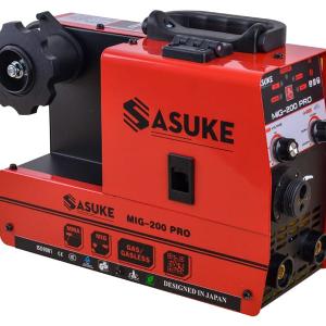 Máy Hàn MIG Sasuke 200 PRO Inverter 3 Chức Năng 220V, Hàn MIG Có Khí Flux Core Que Liên Tục Ổn Định, Mối Hàn Sâu Bền Đẹp Trên Sắt Inox Tôn, Hot Start Khởi Động Nhanh Chống Dính, Tiết Kiệm Điện Hiệu Suất 85%, Nhẹ 8kg Kích Thước Gọn Dễ Mang Công Trình,