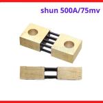 Shunt 500A 75mV linh kiện đo dòng máy hàn công nghiệp, điện trở sun cao cấp cho bo mạch điều khiển máy hàn MIG TIG Plasma, giúp hiển thị chính xác cường độ dòng điện, vật liệu hợp kim chịu tải cực tốt, độ bền cao cho xưởng cơ khí