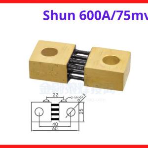 Shunt 600A 75mV điện trở đo dòng DC, linh kiện cho máy hàn, thiết bị đo kiểm, độ chính xác ổn định, chịu quá tải cao, tản nhiệt tốt, vật liệu bền bỉ, giải pháp tối ưu cho kỹ thuật điện và máy hàn, linh kiện máy hàn.