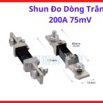 Shun đo dòng trắng 200a 75mv vật tư bo nguồn trạm hàn, shunt đo dòng trắng 200a độ chính xác cao đồng bộ đồng hồ hiển thị dòng hàn, linh kiện điện tử công suất lớn cho xưởng chế tạo máy hàn cắt plasma cnc, linh kiện máy hàn